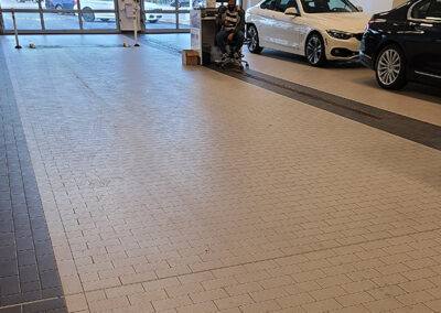 commercial flooring automotive BMW
